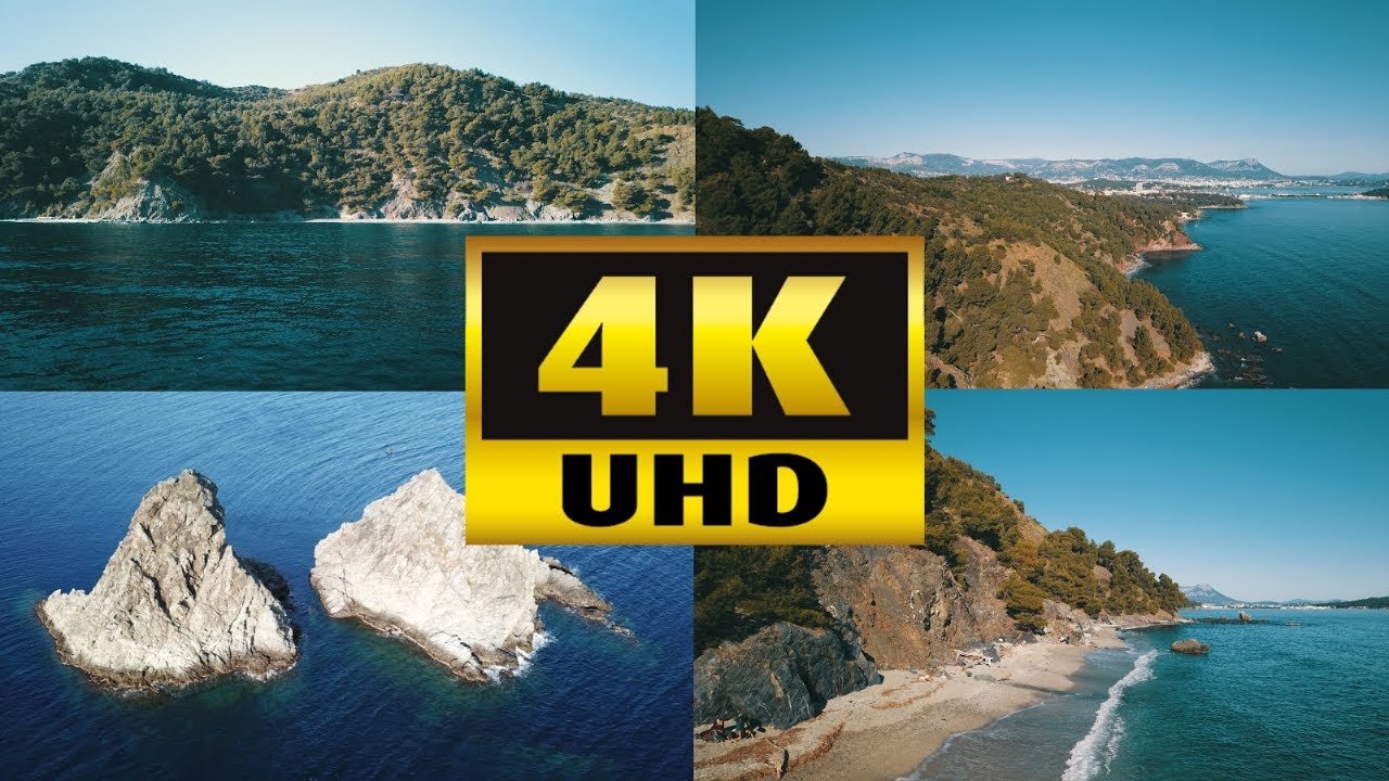 PLAGE DU JONQUET - LA SEYNE/MER - FILME PAR DRONE EN 4K - (juin et décembre 2018, septembre 2019)