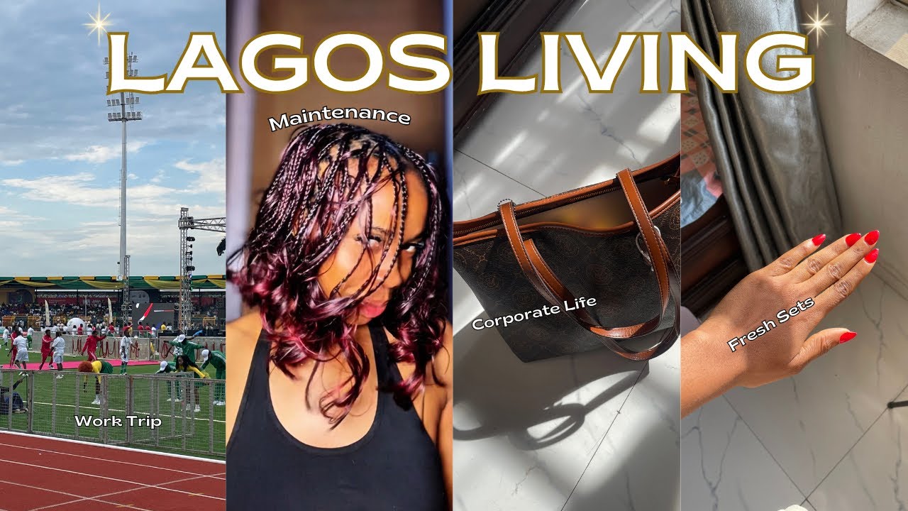 LIFE IN NIGERIA : Maintenance day | Work Trip | 9to5 Diary | French Curls braids | Gateway Games