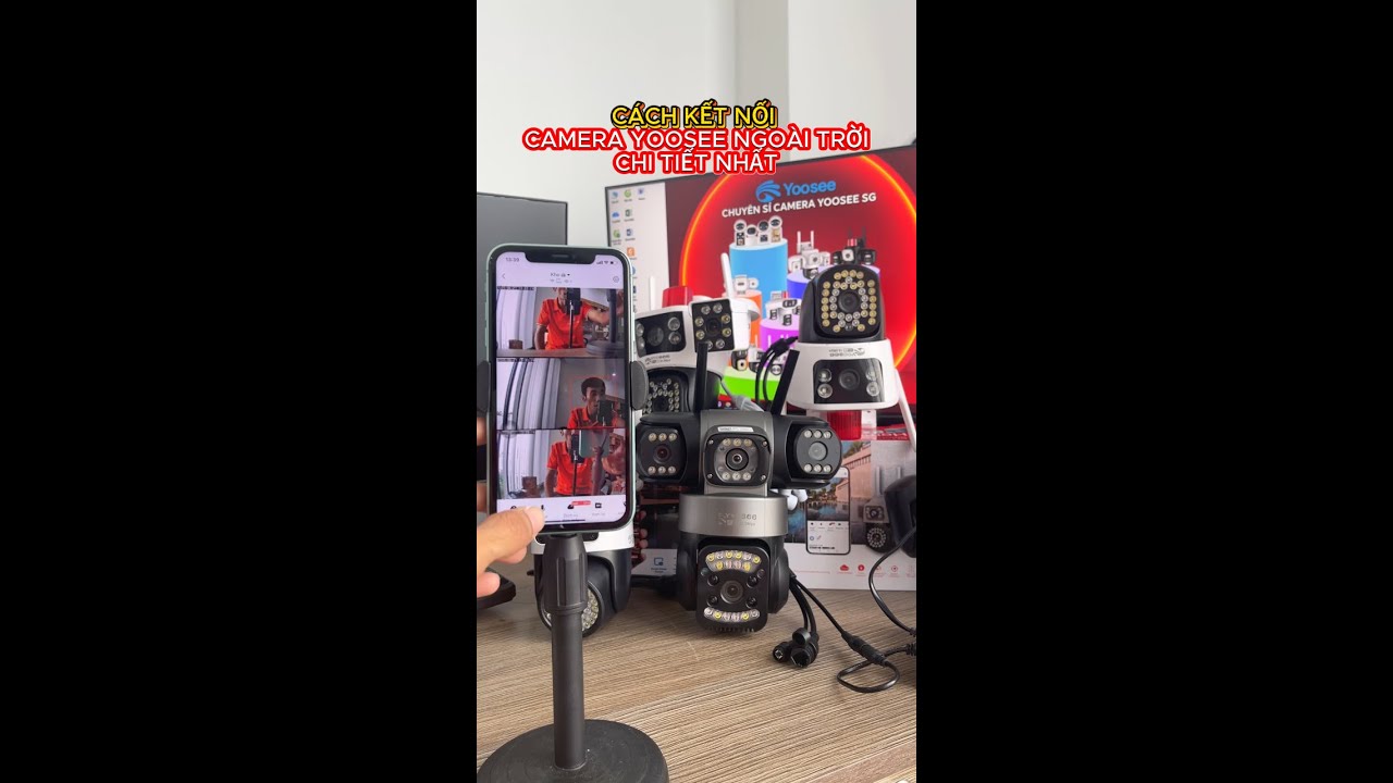 Cách kết nối camera Yoosee ngoài trời đơn giản & chi tiết nhất #camerawifi #yoosee