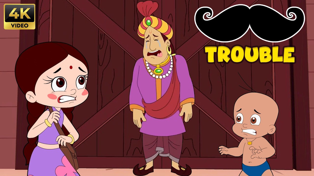 Chutki - Mooch Wali Musibat | Trouble with the Giant Mooch | 4K Cartoons for Kids