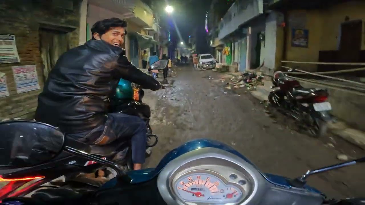 In Inauragtion of Ram Mandir Night Ride View - part 1 || #Uttam @uttambikebunch