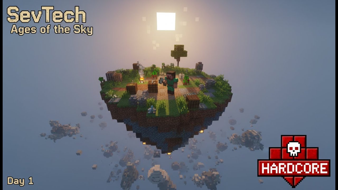 Minecraft: SevTech Ages of the Sky Hardcore Ep 9
