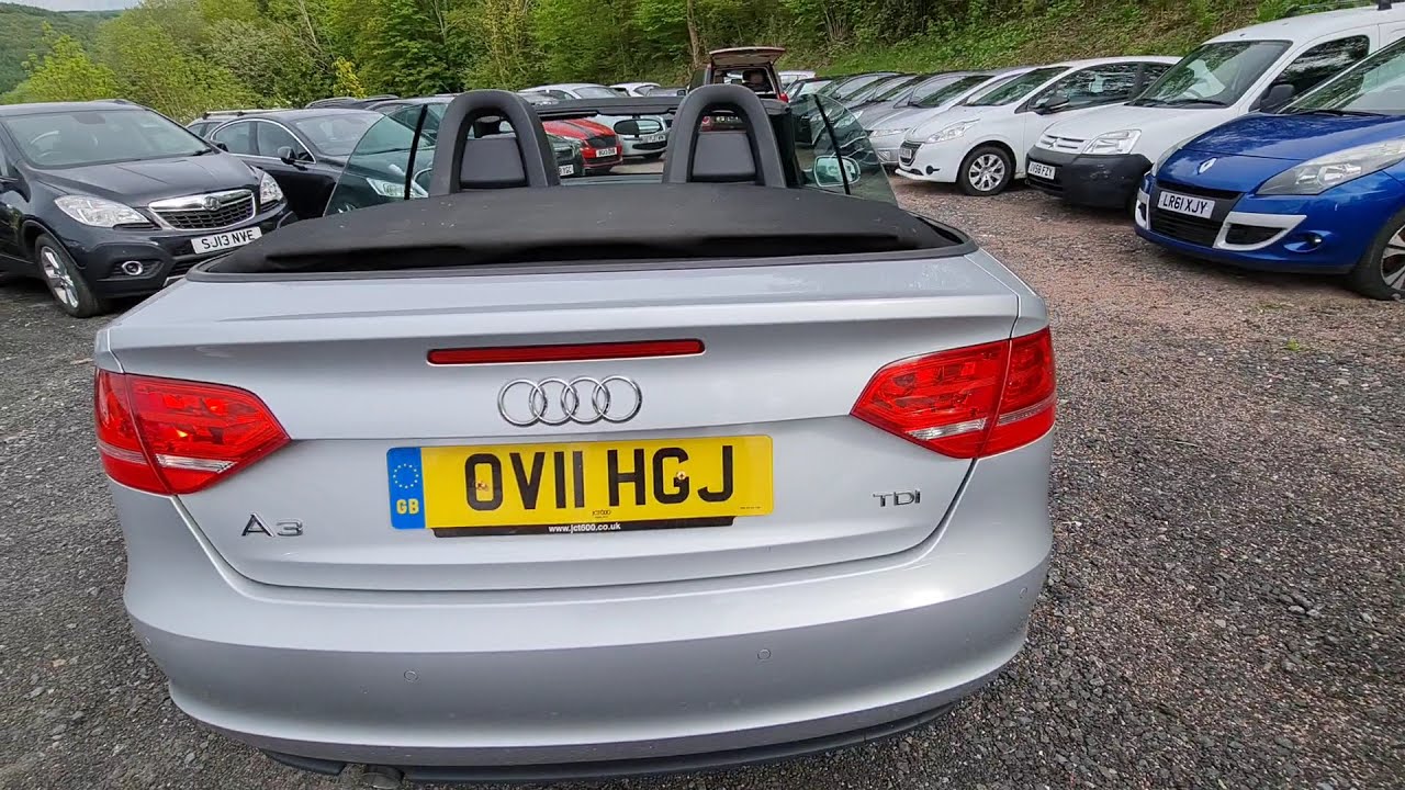 2011 Audi A3 1.6 TDI convertible cabriolet diesel Techik 2dr walk around and start up video.