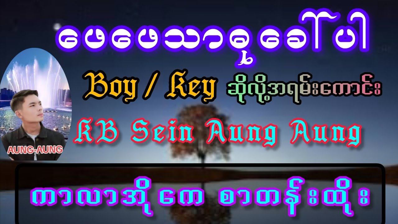 ဖေဖေသာဓုခေါ်ပါ#karaoke #kbseinaungaung #kbတီးလုံး #music #duetkaraoke #youtubeshorts 