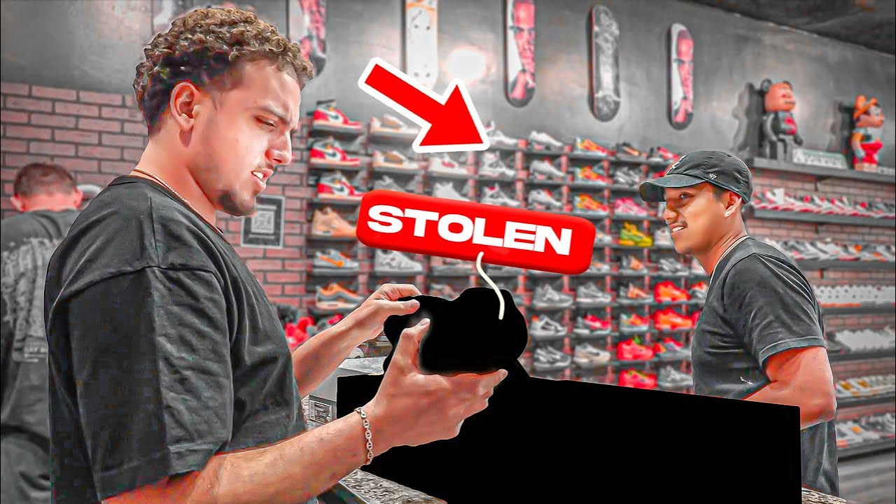 CAUGHT IN 4K SELLING STOLEN SNEAKERS!!! (EXPOSED ON CAMERA)