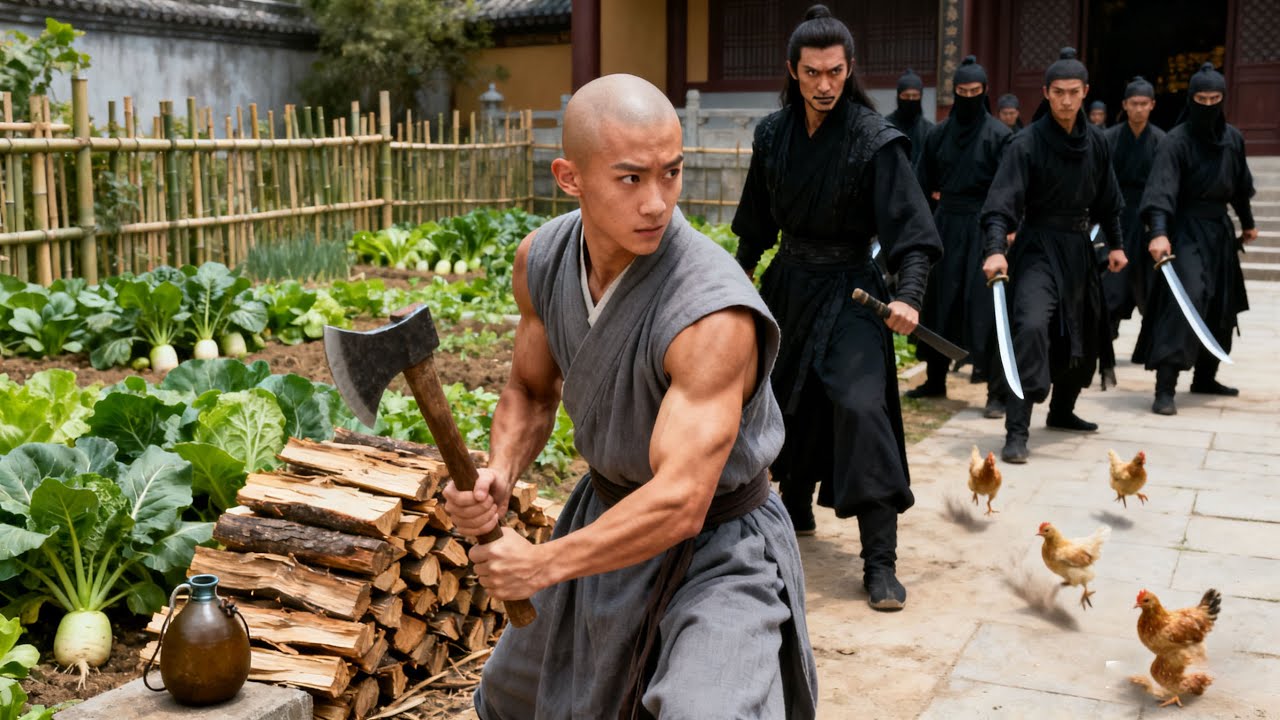 功夫電影！砍柴和尚竟是武林至尊，一人護下少林寺！ 💥 #中国电视剧 #KungFu #Martial Arts Movies