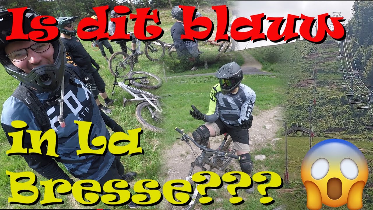 🇨🇵 La Bresse bikepark: niet zo slim om gelijk de 'makkelijke' blauwe als 1e te pakken!