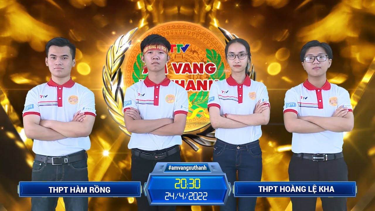 THPT Hàm Rồng vs THPT Hoàng Lệ Kha | Gameshow Âm vang xứ Thanh 2022