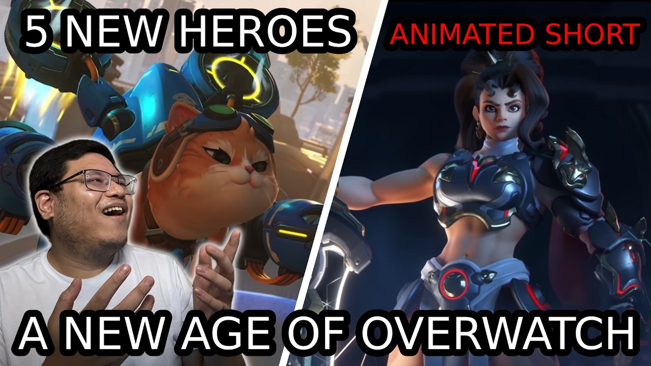 5 NEW HEROES IS INSANE | Overwatch S1: Conquest + Vendetta Animated Short Reaction