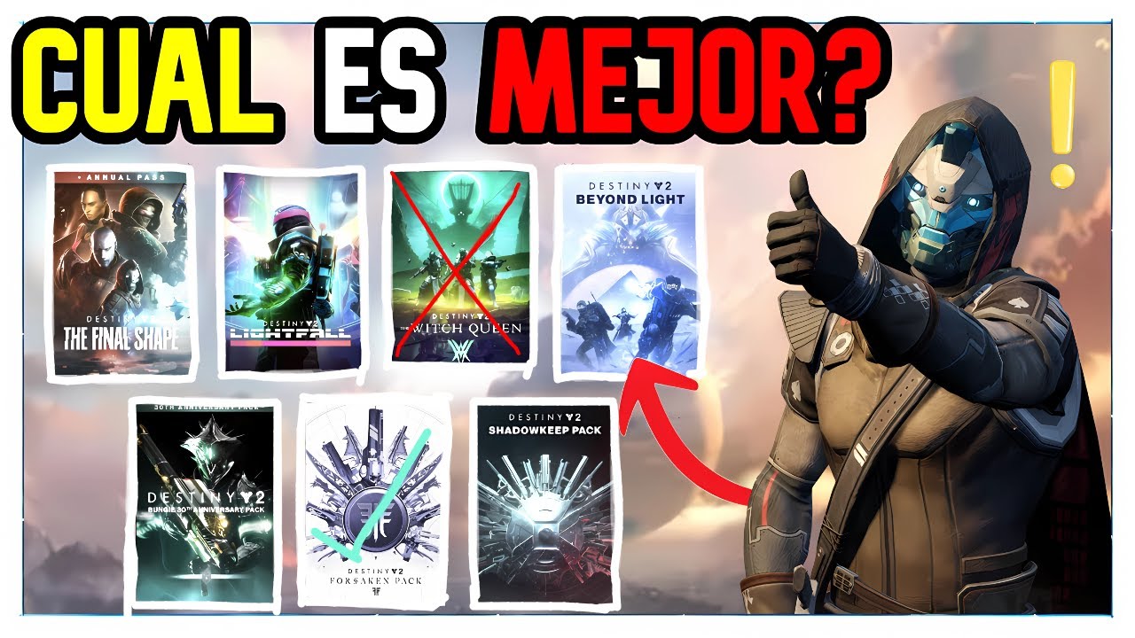 Guía de DLC de Destiny 2 ¿Caul es mejor y deberías comprar? 🤔