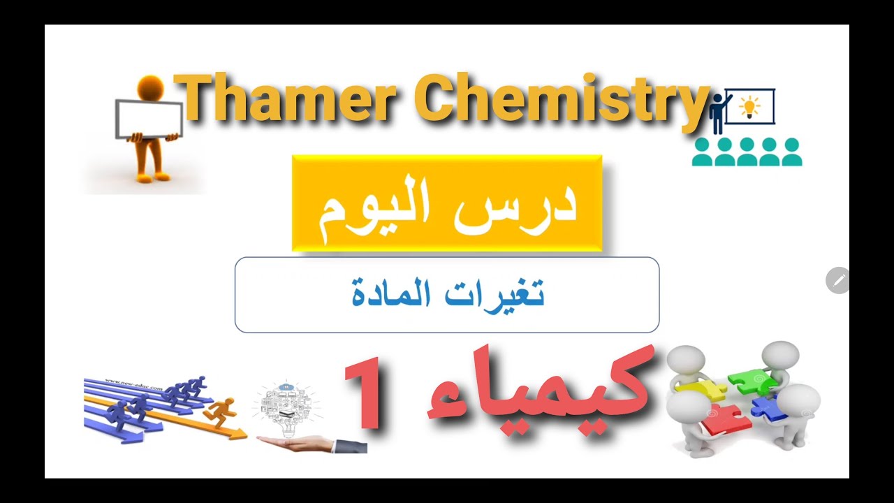 شرح درس ( تغيرات المادة ) كيمياء 1 للصف الاول ثانوي لعام 1445
