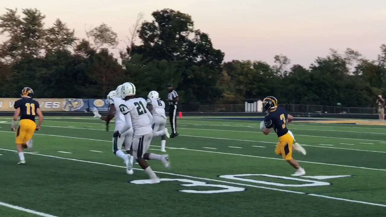 ‪2021 RB Donovan Edwards (West Bloomfield) also returns punts and this is why.‬