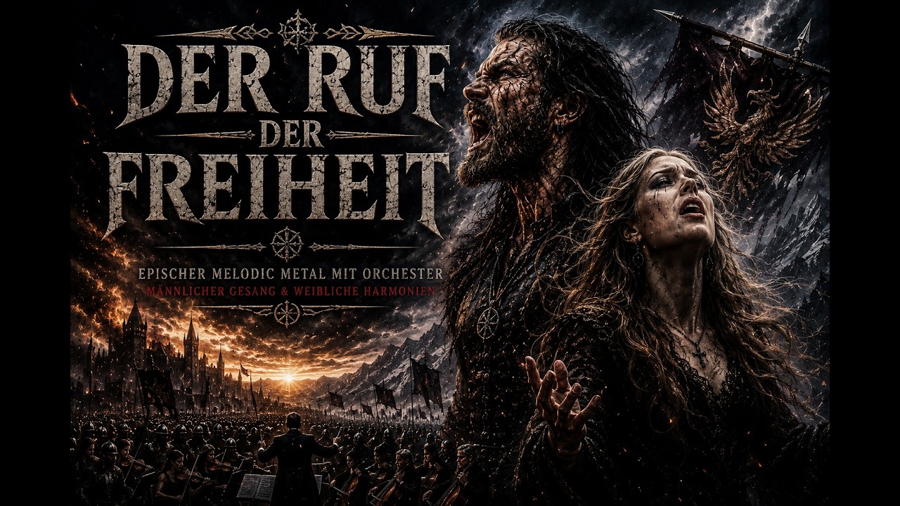 Der Ruf der Freiheit“|Epischer Melodic Metal mit Orchester | Männlicher Gesang & weibliche Harmonien