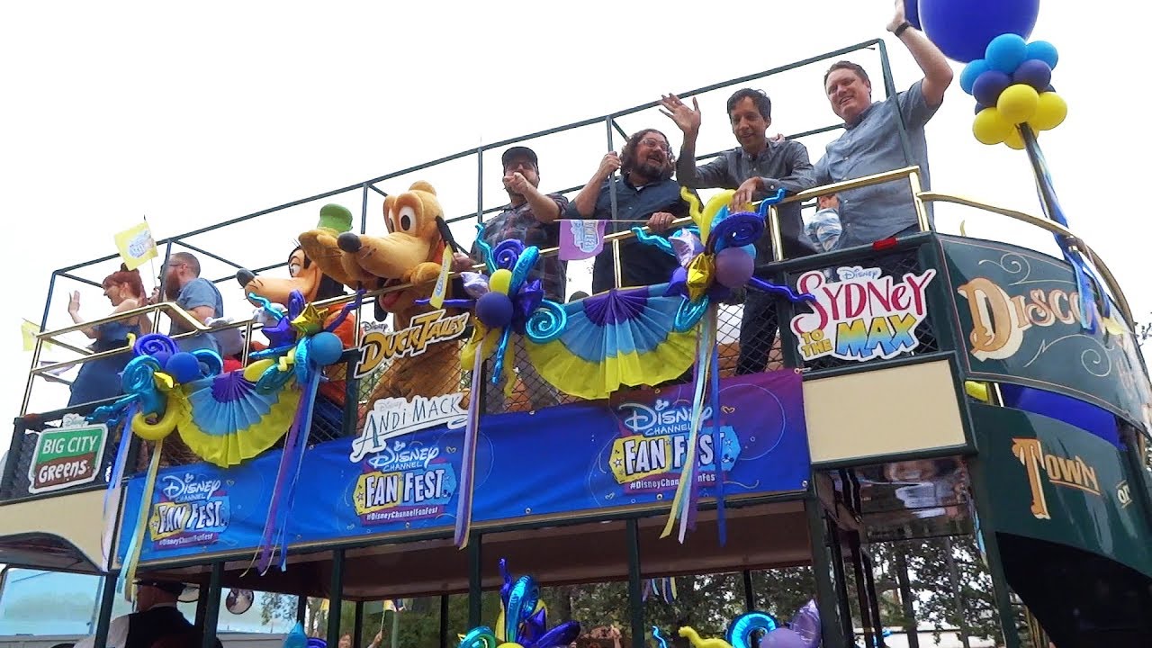 Disney Channel Fan Fest Street Party Cavalcade at Disneyland Resort