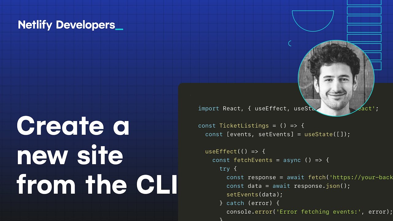 Create a new Netlify site from the CLI