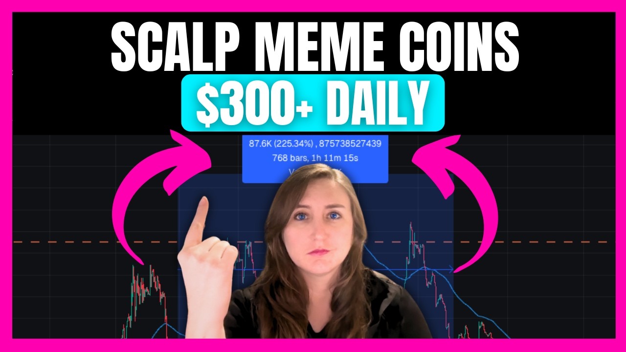 БЕЗУМНАЯ стратегия скальпинга Meme Coin для ЛЕГКОГО прироста в 2&ndash;10 раз! [$300+ КАЖДЫЙ ДЕНЬ]