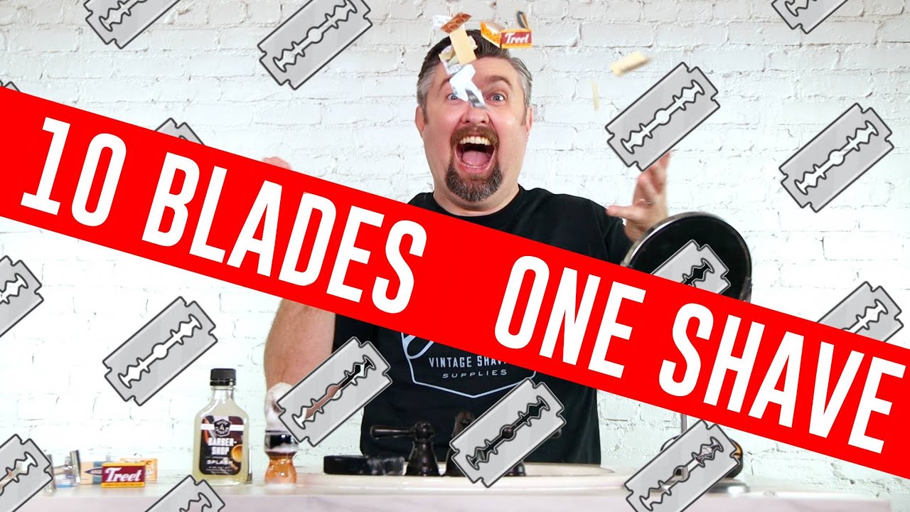 10 Blades One Epic Shave: Part 2! Which Double Edge Razor Blade is Best?