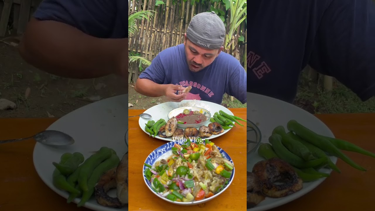 KALAMI SA INSAYLADA TALONG SINUGBA BANGUS AT NILAGA OKRA 
