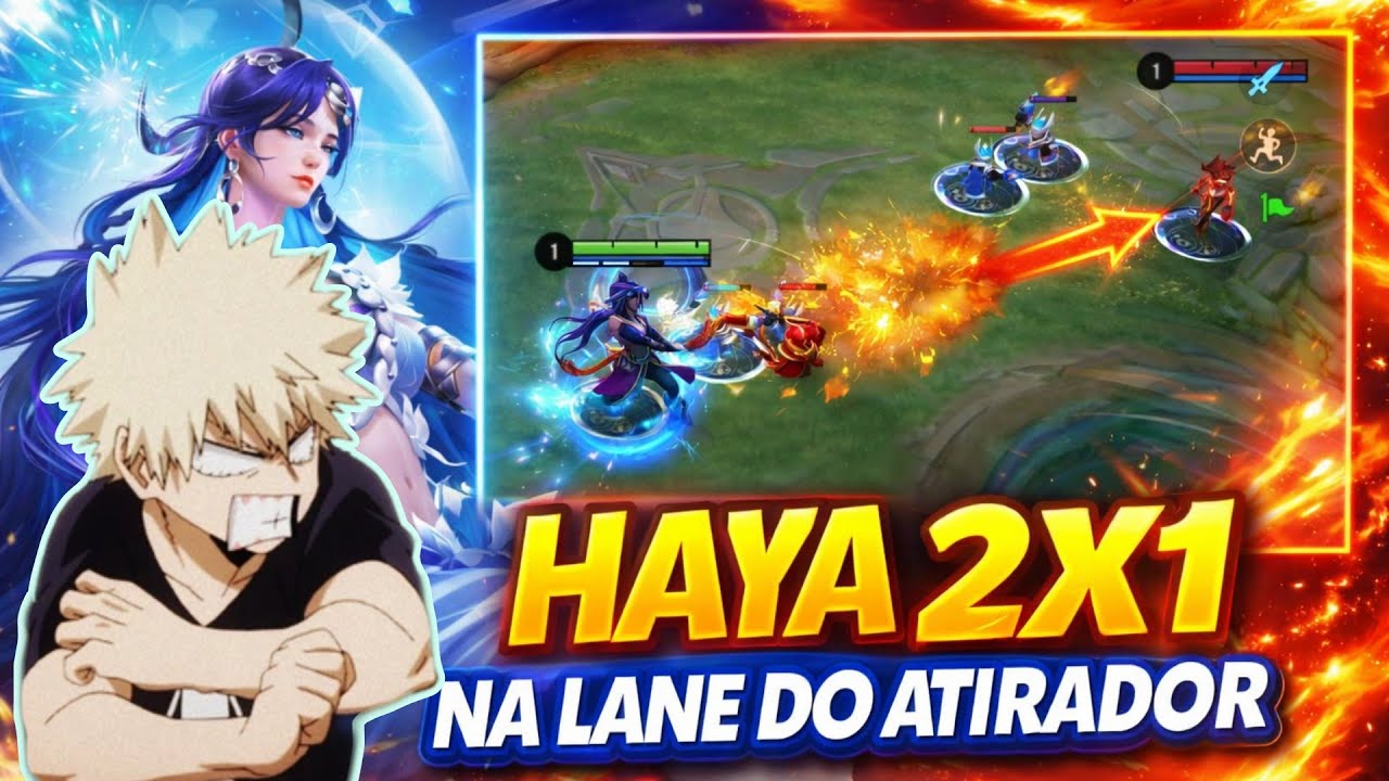 FIZ O NOVO HEROI HAYA NO LUGAR DO ATIRADOR | Honor of kings 