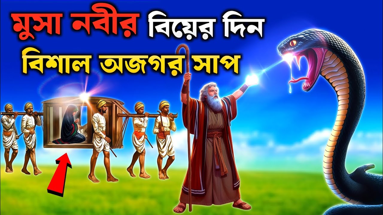 মুসা নবী এবং শোয়াইব নবী কন্যার বিবাহের অলৌকিক ঘটনা | হজরত মুসা (আঃ) এর জীবনী | ইসলামিক গল্প কাহিনী