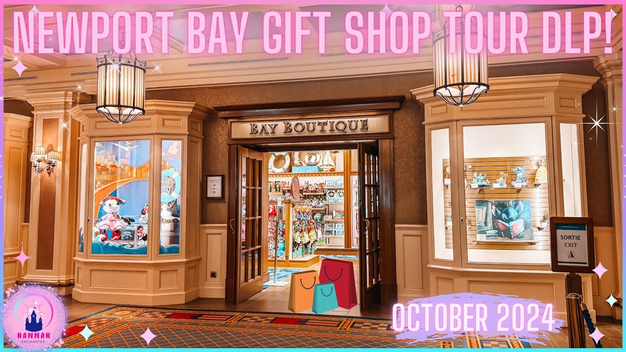 Disneyland Paris Shopping Vlog Newport Bay Hotel Exclusive Merch October 2024 Come Shop With Me Haul