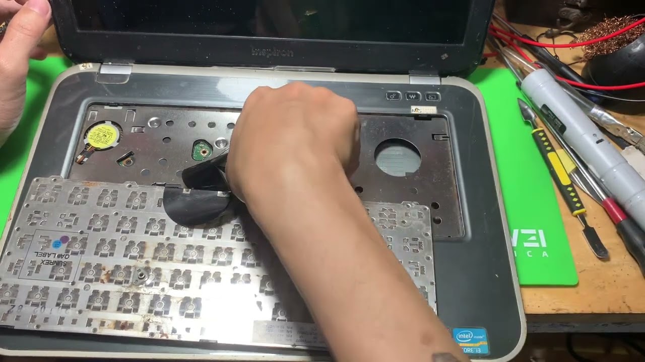 Hướng dẫn tháo lắp Laptop dell inspiron 14z 5423 không kích được nguồn