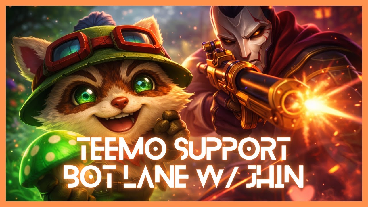 How Teemo Support Enables Jhin Carry | Full Game