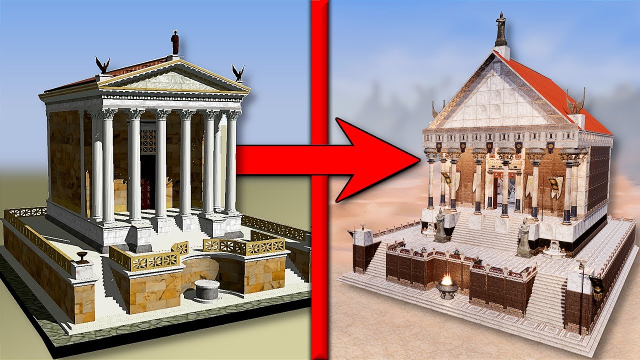 I Built An Ancient Roman Temple in Conan Exiles!