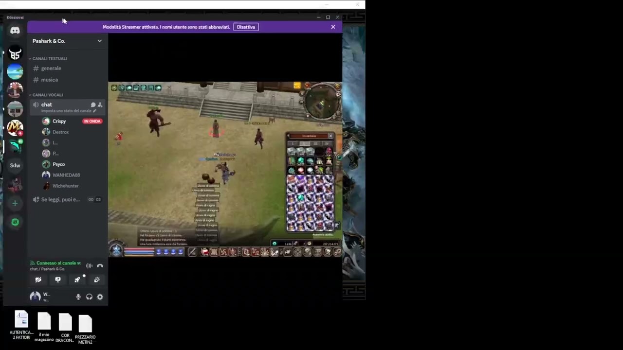 Metin2 ITA - Apertura 1754 Bauli Okey + upp Talismano ghiaccio