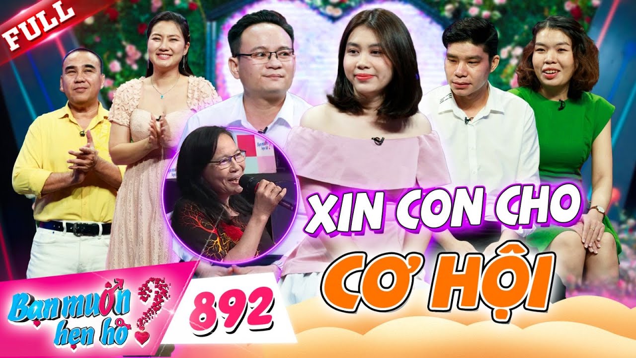 Hàng hiếm 36 năm chưa nắm tay cô gái nào, được mẹ trợ giúp XIN CƠ HỘI | Bạn Muốn Hẹn Hò #892