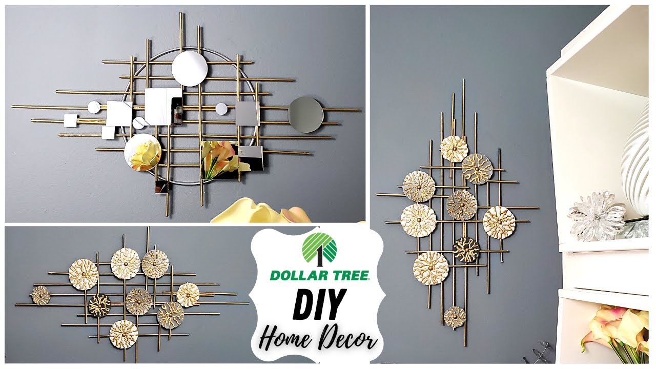 High End Dollar Tree DIYs Home Decor Ideas / DIY Wall Decor