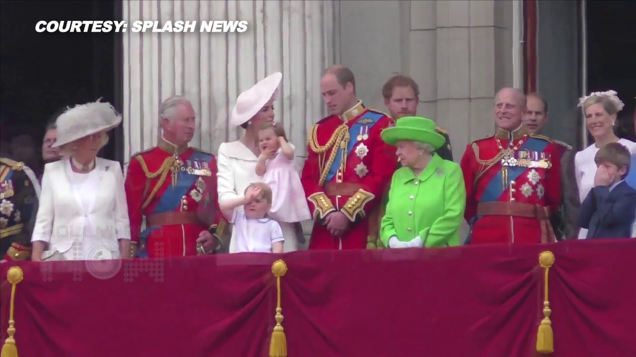 (VIDEO) Princess Charlotte Makes Her Buckingham Palace Balcony debut