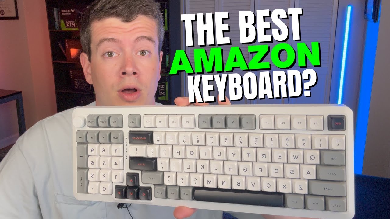 Best Budget 100% Mechanical Keyboard in 2026? Redragon K688 Amazon Keyboard SOUND TEST