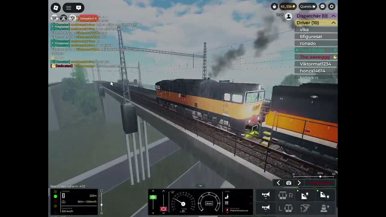 Brejlák v train simu