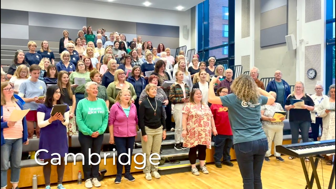 Cambridge Collaboration Choir singing 'Chiquitita' by Abba