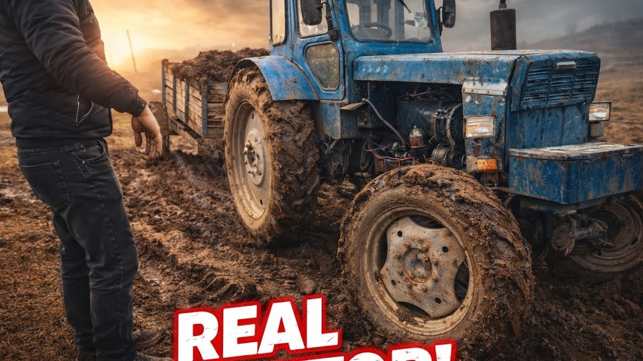 В этот момент все замерли&hellip; Т-40 с прицепом чуть не перевернулся! 😱🚜