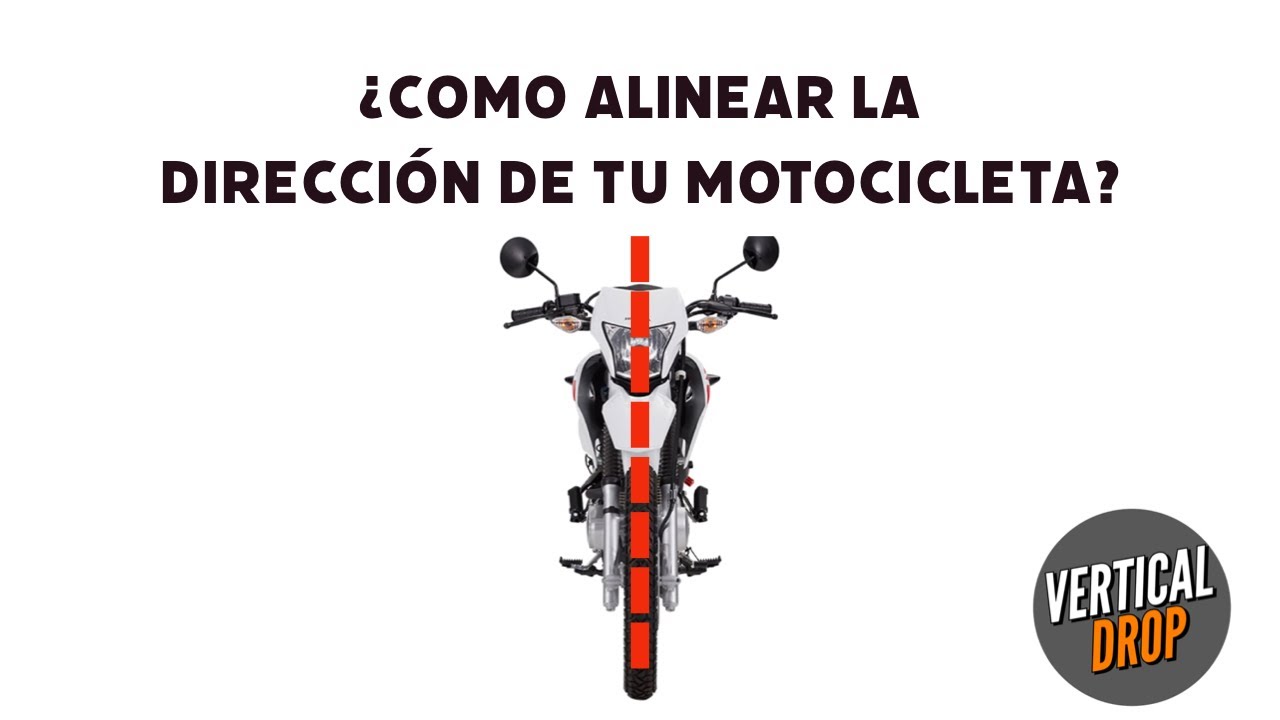 ¿Como alinear o enderezar la dirección de tu motocicleta? Fácil y explicado.
