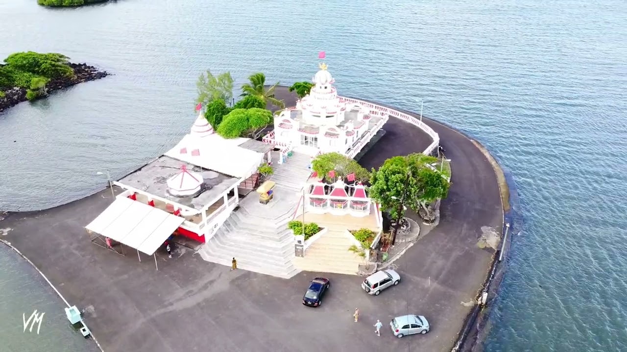 Sagar Shiv Mandir Hindu Temple - Poste de Flacq - Mauritius - Drone Footage DJI Mavic Mini 4K