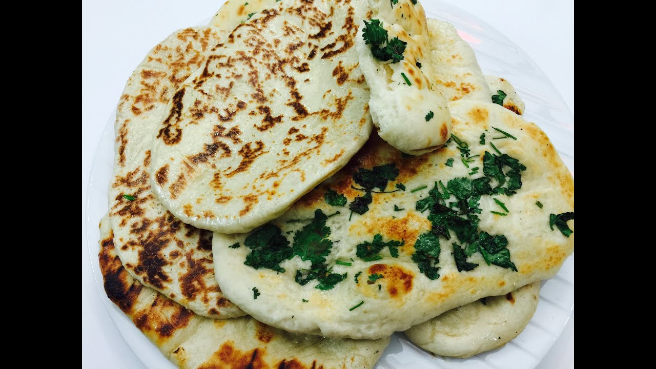 Eggless Naan without Tandoor - How to make naan on Tawa in English