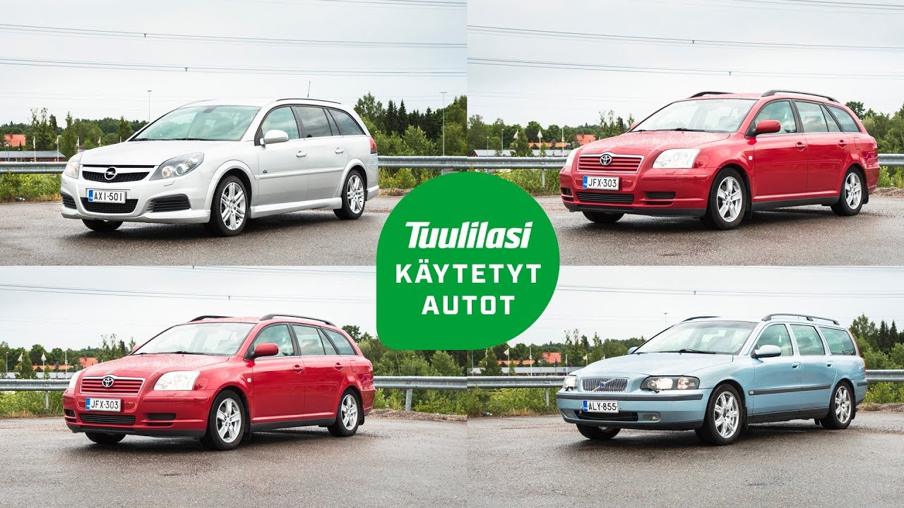 Käytetyt alle 5 000 euron farkut: VW Golf / Volvo V70 / Opel Vectra / Toyota Avensis