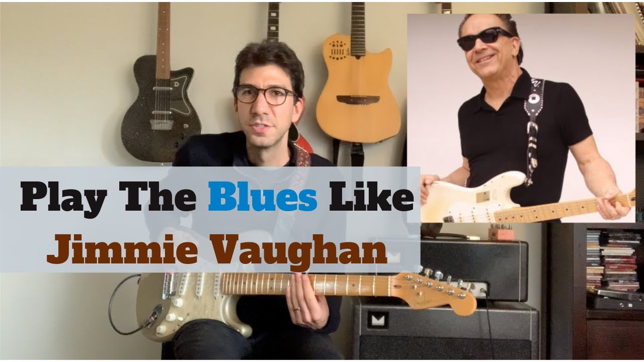 Play Like JIMMIE VAUGHAN - Blues Guitar Lesson