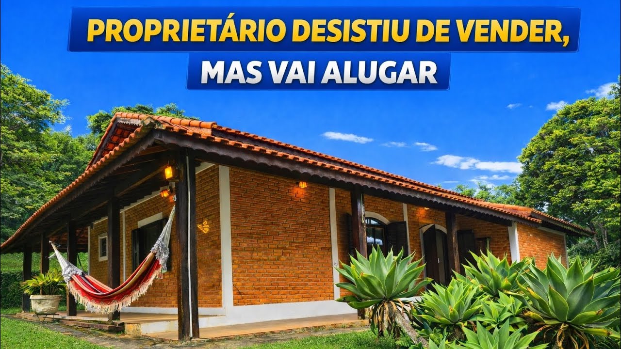 🏡Saiu de venda mas estou para locação, Chácara em condomínio fechado em Ibiúna-sp 