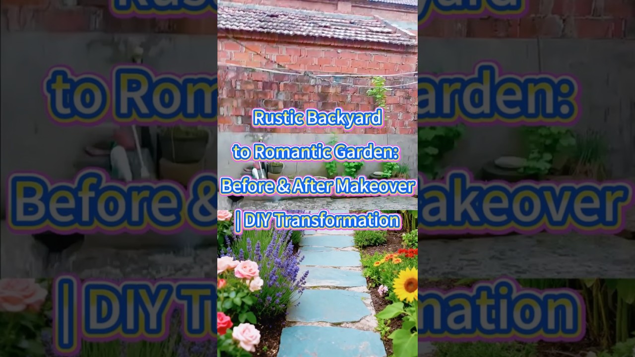 Rustic Backyard to Romantic Garden: Before & After Makeover | DIY Transformation