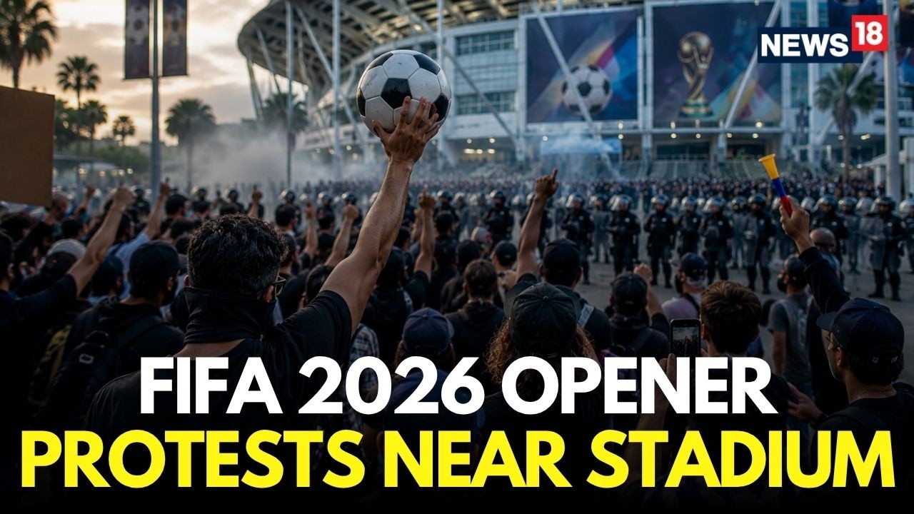 FIFA World Cup 2026 LIVE | Protests Rock Mexico City Hours Before World Cup Day 1 Game | N18G