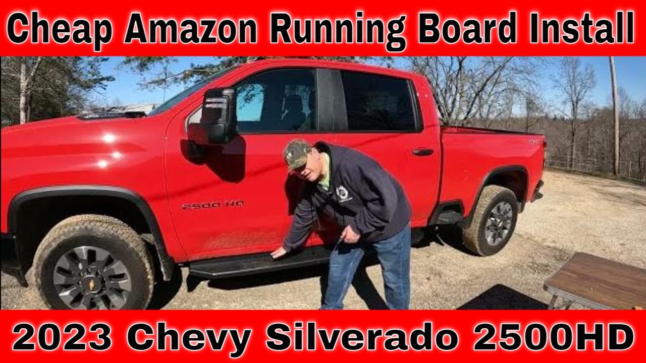 APS iBoard Running Board Install For 2023 Chevy Silverado 2500HD #287