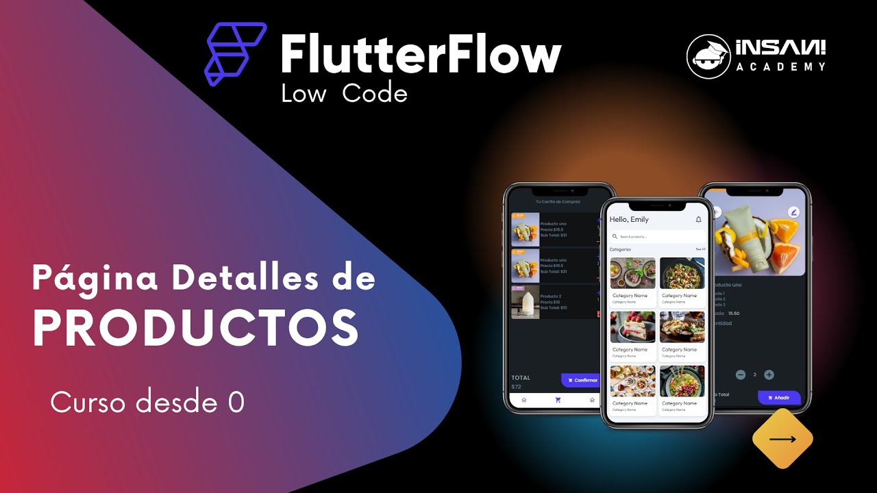 3.3 Datos por Producto desde Firebase (atributos) |  Curso de FlutterFlow