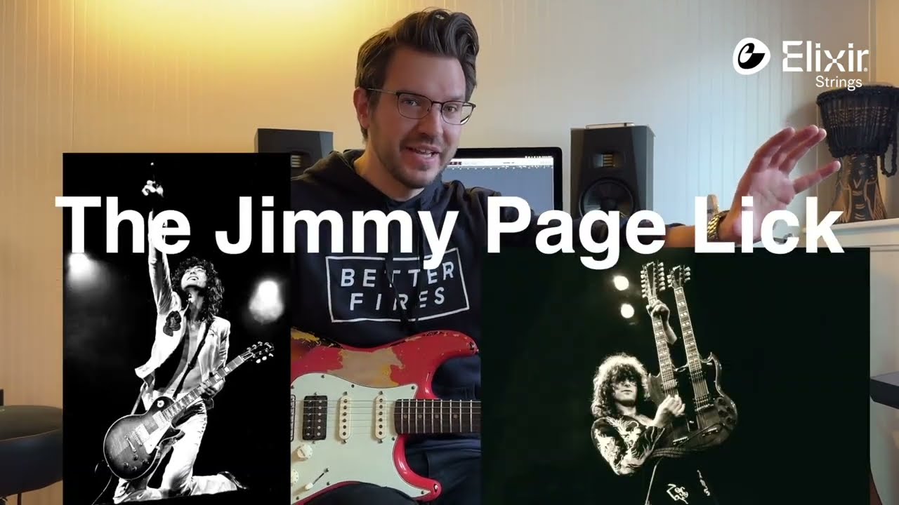 Zach Comtois Electric Guitar Lesson: Jimmy Page Lick | ELIXIR Strings