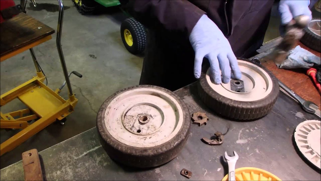 Fixing Bald Wheels on a Self Propell Mower?