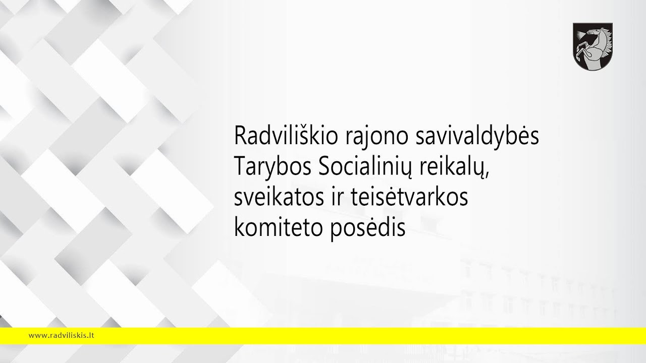 2026-02-05 Socialinių reikalų, sveikatos ir teisėtvarkos komiteto posėdis. I dalis