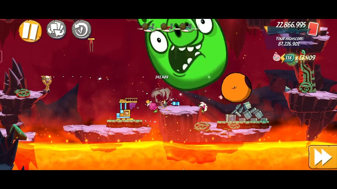 Angry Birds Mighty Eagle Bootcamp  clear room 11/ AB2 MEBC Today #180326